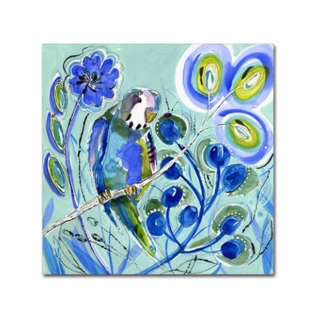 Trademark Fine Art Wyanne 'SWEET BLUE' Canvas Art, 35x35 ALI8296-C3535GG